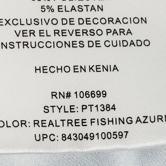 Habit Realtree Fishing Azure Blue Long Sleeve Shirt Mens Medium UPF 40+ Outdoor - Picture 16 of 16